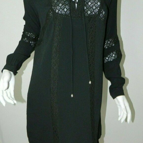 Anthropologie Current Air Black Boho Chic Tunic‎ - Picture 6 of 11